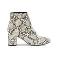 thumbnail image 3 of INC Womens Floriann Faux Leather Snake Print Booties, 3 of 4
