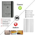 thumbnail image 2 of French Passport Cover, Gray Passport Cover Mit Rfid-blocker, Artificial Leather Passport Pouch, Travel Accessories Passport Case, Credit Card, Bank Ca, 2 of 5