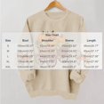 thumbnail image 3 of DeeHomeMo Pumpkin Harvest Cart Print Women Pullover Sweatshirt Wide Round Neck Long Sleeve Regular Fit Bow Applique On Sleeves For Fall Daily Casual Outing Khaki,S, 3 of 5