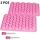 thumbnail image 1 of 2pcs Mini Heart Shape Silicone Gummy Molds Silicone Cake Molds,pink, 1 of 5