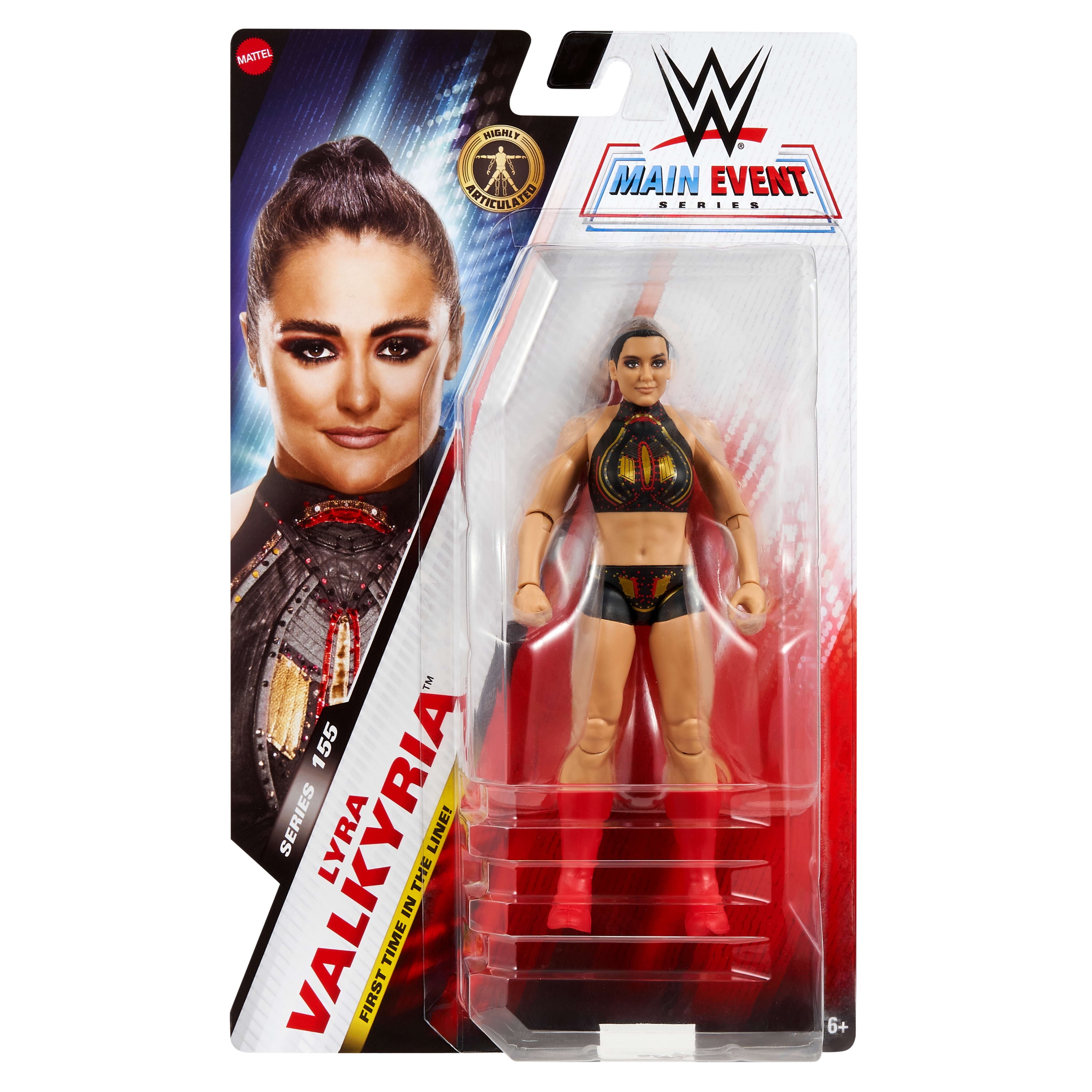 WWE Lyra Valkyria Action Figure, Main Event Series #155 6-inch Collectible Superstar with Articulation