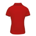 thumbnail image 2 of Premier Womens Contrast Coolchecker Polo Shirt, 2 of 4