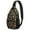Adorable Puppy, variant on Butterfly and Flowers Aesthetic Sling Bag for Women, Artistic Pattern Lightweight Shoulder Crossbody Backpack for Travel and Hiking