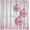 Rose, variante sur Rideau de Douche Boules de Noël Boules de Noël Dorées Flocon de Neige Argenté Hiver Vacances Bonne Année Tissu Rideau de Salle de Bain avec Crochet