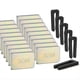 thumbnail image 1 of Paquete de 24 Kit de Equilibrio de Ventilador de Techo para Equilibrio de Peso de Ventilador de Techo, 6 Juegos de Clips de Equilibrio de Ventilador y Práctico Peso 3G, 1 of 5