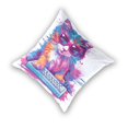 thumbnail image 2 of Cartoon Cat with Keyboard Throw Pillow Covers Pillowcases 20 x 20 Inch Home Decor 2 Packs for Bedroom Sofa, 2 of 6