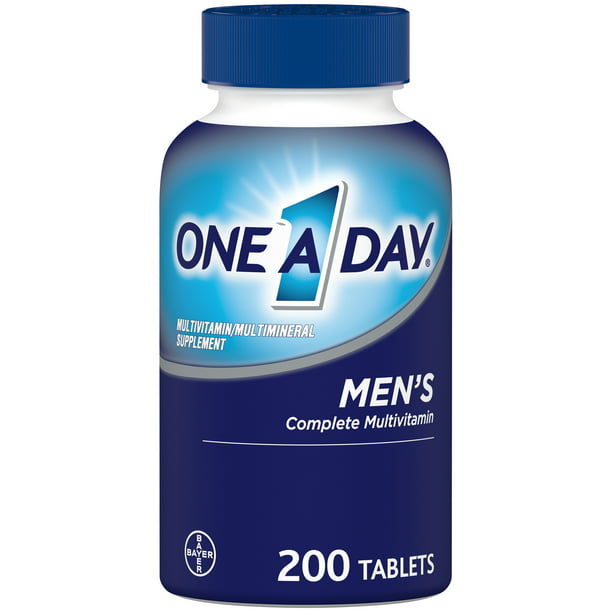 Figuur Protestant dik One A Day Men's Multivitamin Tablets, Multivitamins for Men, 200 Count -  Walmart.com