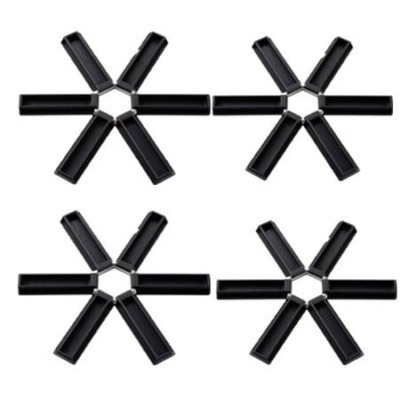 

WarmthandFish Foldable Non-Slip Pot Mat Folding Heat Insulation Pad Trivets Drink Coaster Phone Rack Pan Holder Hot Pot Stand Heat Resistant Non-Slip Placemat For Kitchen And Hot Dishes