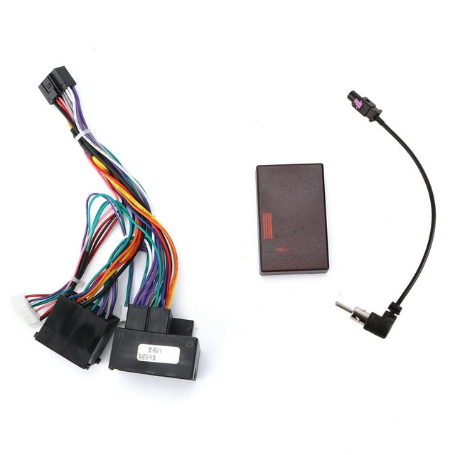 Cable de alimentación para coche, adaptador de arnés de cableado de Audio con caja Canbus de repuesto para F30/F10/X5/E46/E39/E53 Jadeshay A