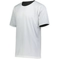 thumbnail image 7 of Augusta Sportswear M Boys Short Sleeve Mesh Reversible Jersey Black/White 1603, 7 of 7