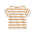 thumbnail image 6 of Guluxicc Boys Striped T Shirts Short Sleeve Crewneck Cotton Kids Toddler Tshirts Casual Summer Tees Tops 1-12 Year, 6 of 6