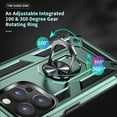 thumbnail image 2 of Sumao for iPhone 13 Pro max Case with Ring,Military Grade Shockproof Liquid Silicone Slim Phone Case-Green Grey, 2 of 10