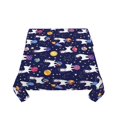 thumbnail image 5 of Wukai Lama in Space Waterproof Tablecloth for Kitchen Dining, Fits Square Tables for 2-4 Seats -54"x54", 5 of 7