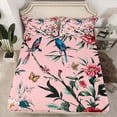 thumbnail image 2 of Castle Fairy Chic Floral Flowers Twin Sheet Sets 3pcs for Female Men Women,Exotic Style Twin Fitted Sheet Microfiber,Vintage Retro Luxury Breathable Flat Sheet,Lightweight Room Decor, 2 of 7