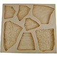 Stone Veneer Rubber Mold For Concrete, Fieldstone Flat Mold, Version 3