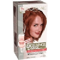 papir Seneste nyt Tegn et billede Loreal Excellence Triple Protection Hair Color Creme, #7R Red Penny - 1 Ea  - Walmart.com