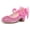 Pink Glitter Silk, variant on Bocca Girls Party Dress Shoes Red Mary Jane Wedding Princess Shoes With Bow 11M