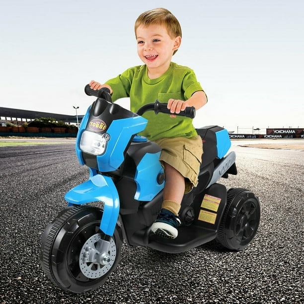 Veryke Electric Motorcycle for Kids, 6V Battery Powered 3 Wheel Kids