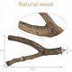 thumbnail image 3 of 4 piezas percha para pájaros soporte de madera Natural juguetes para periquitos accesorios para jaulas de pájaros para suministros para loros, 3 of 5