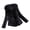 Black, variant on BAETEUY Winter Women Jacket - Thick Faux Fur Heat Retention Solid Color Long Sleeves Coat
