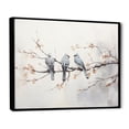 thumbnail image 2 of Designart "Birds on the Brink of Flight III" Animals Floater Framed Canvas Art Print, 2 of 7