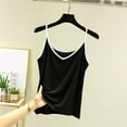 thumbnail image 2 of hotojiny Camisole Top for Women Soft Causal Spaghetti Strap V Neck T Cami Undershirts Summer Loose Fit Cami Shirt Sleepwear, 2 of 3