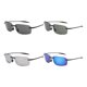 thumbnail image 4 of Minnieouse Gafas de sol deportivas para PC con protección solar de amplia aplicación antiradiación Gafas de sol sin marco de moda Piezas grises Type3 NO3, 4 of 6