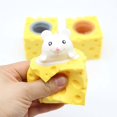 thumbnail image 3 of 1pc Squeeze Cheese Mouse Decompression Evil Mice Cup Squishy Squirrel Cups Toy Stress Reliever Anxiety Sensory Fidget Toys, 3 of 5