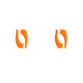 thumbnail image 1 of Jumpingount Tapones de vidrio antideslizantes, cómodos anteojos, puntas para las sienes, 1 par de correas para gafas, soporte, equipo de belleza Naranja 2piezas, 1 of 6