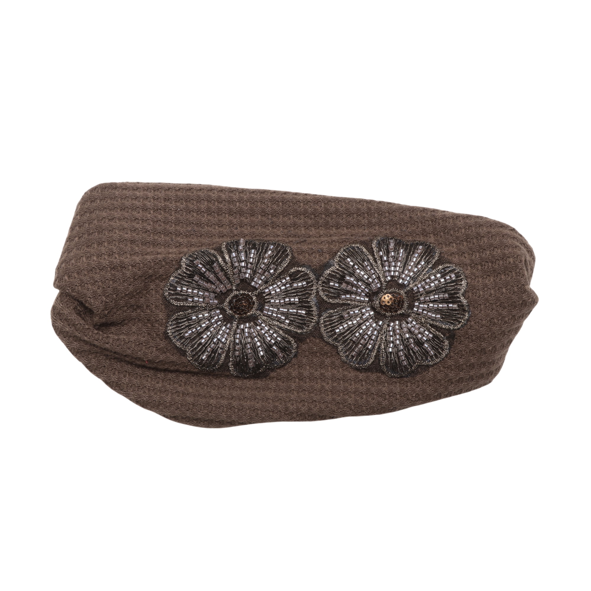 Unique Bargains Wide Five Petals Headband 1 Pc Coffee Color