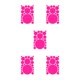 thumbnail image 2 of Injueey 1 Juego de calcomanías de pared, decoración de escena creativa para el hogar, pegatina de fondo redondeada DIY Simple, pegatinas de puntos para Type2 NO2 Injueey CBP363519, 2 of 4