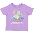 thumbnail image 3 of Inktastic My Safta Loves Me to the Moon and Back Elephant Family Boys or Girls Toddler T-Shirt, 3 of 5