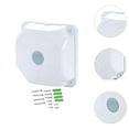 thumbnail image 6 of figatia Camera Base Junction Box, Dome Camera Mount Box, Easy to Install Waterproof Indoor Dome Camera Cover for Cameras White, 6 of 8