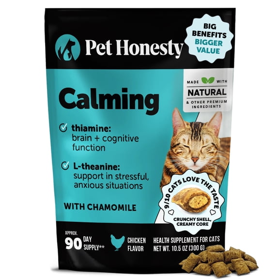 Dual Texture Calming Supplement for Cats (Chicken Flavor) - 10.5oz