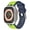 Blue+Lime, variant on Sports Silicone Watch Band Strap Stainless Steel Buckle For Apple Watch Series 9 8 7 6 5 4 3 2 1 Ultra 1 2 SE 2 42/44/45/49MM