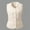 White, variant on WILLBEST Trench Coat Women Womens Coatigan Petite Women's Stripe Vest Lightweight Collarless Design for Winter Layering