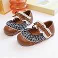 thumbnail image 2 of YunPes Girls Mary Jane Shoes Ruffle Gingham Lace Trim Flats Princess Shoes with Bowknot Ankle Strap Elegant Vintage Dress Shoes, 2 of 9
