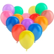 Latex Balloons, 100-Pack, 12-Inch, Bulk Assortment Balloons, Multi Colors, Pink, Red, Mermaid Green, Purple, Yellow, Orange, Blue