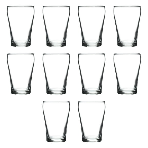 Shot Glasses 5.5 oz. Set of 10, Bulk Pack - Sampler, Great for Wedding, Party, Birthday, Events - Clear