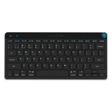 JLab GO Wireless Keyboard for Windows, Mac, PC and Mobile Devices. Connect up to 3 Devices with 2.4 GHz Wireless and Bluetooth 5.0