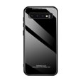 thumbnail image 1 of Tempered Glass Case Compatible for Samsung Galaxy S10, Marble Design Pattern Cover 9H Hardcase and Silicone Bumper, Slim Protective Shockproof Mobile Skin Phone Protector S10, 1 of 8