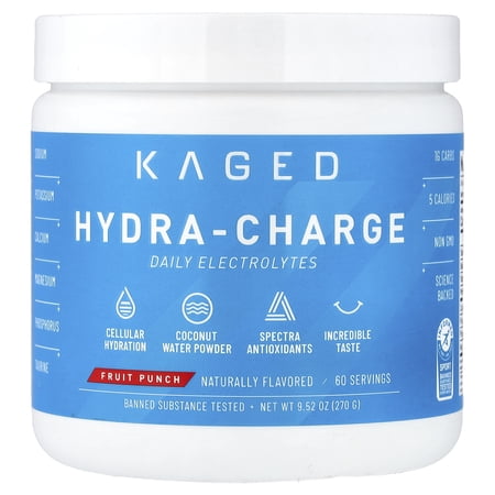 Kaged Hydration, Fruit Punch, 9.95 oz (282 g)