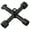 Black, variant on Triangular Key Tool for Train Electrical Elevator Cabinet Professional 4 Way Triangle Wrench Key Multifunctional