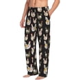 thumbnail image 2 of Balery Flowe Rooster print Men's Pajama Pants,Ultra Lightweight Pjs,Lounge Pant-Large, 2 of 9