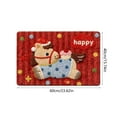 thumbnail image 3 of Yhmxh Alfombrillas de baño para baño Alfombra de baño Alfombra de baño de tierra de diatomeas con textura absorbente de agua del Año de los Caballos Decoración del baño, 3 of 5