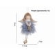 thumbnail image 2 of Angel Girl Pendant Christmas Tree Pendant Xmas Doll Hanging Christmas Decorative（blue）, 2 of 5