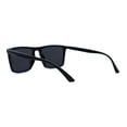 thumbnail image 4 of Polarized Mens Hipster Gentlemans Thin Horn Rim Sunglasses Shiny Black, 4 of 4