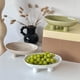 thumbnail image 4 of Frutero de cerámica con trípode, plato minimalista moderno for servir, centro de mesa decorativo for el hogar., 4 of 7