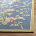 thumbnail image 5 of SAFAVIEH Chelsea Beryl Floral Wool Area Rug, Light Blue, 4'6" x 6'6" Oval, 5 of 9