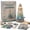 C, variant on DIY Sea Glass Lighthouse Kit, Light Up Christmas Coastal Craft Kit, Shells & Pearl Decor, Handmade Beach Theme Holiday Ornament for Adults, Home Tabletop Decoration Gift